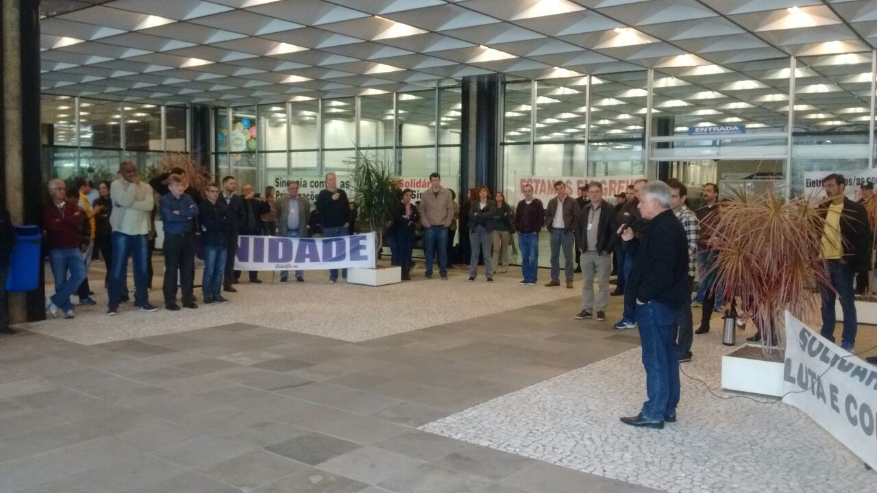 Empregados da Eletrosul fazem três dias de paralisação