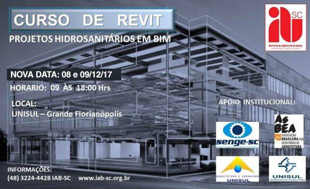 Curso - Autodesk Revit -Módulo: Projetos Hidrossanitários em BIM.