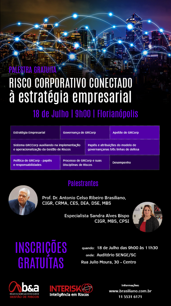 Riscos Corporativos conectados à Estratégia Empresarial