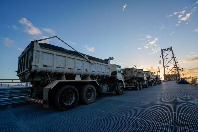 Etapa do teste de carga aprova a nova estrutura da Ponte Hercílio Luz