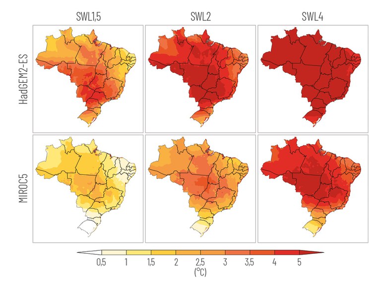 Projeções climáticas indicam que temperaturas no Brasil devem subir acima da média global