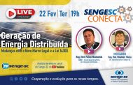 Senge-SC Conecta debate geração de energia distribuída em 22 de fevereiro