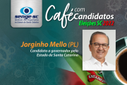 Jorginho Mello é o primeiro a participar do Café com Candidatos no Senge-SC nesta segunda-feira