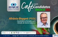 Afrânio Boppré participa do Café com Candidatos no Senge-SC na quinta-feira, dia 25/08