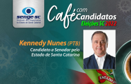 Kennedy Nunes participa do Café com Candidatos no Senge-SC na quarta-feira, dia 21/09