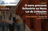 Nova lei de licitações é tema de curso presencial no Senge-SC dia 25