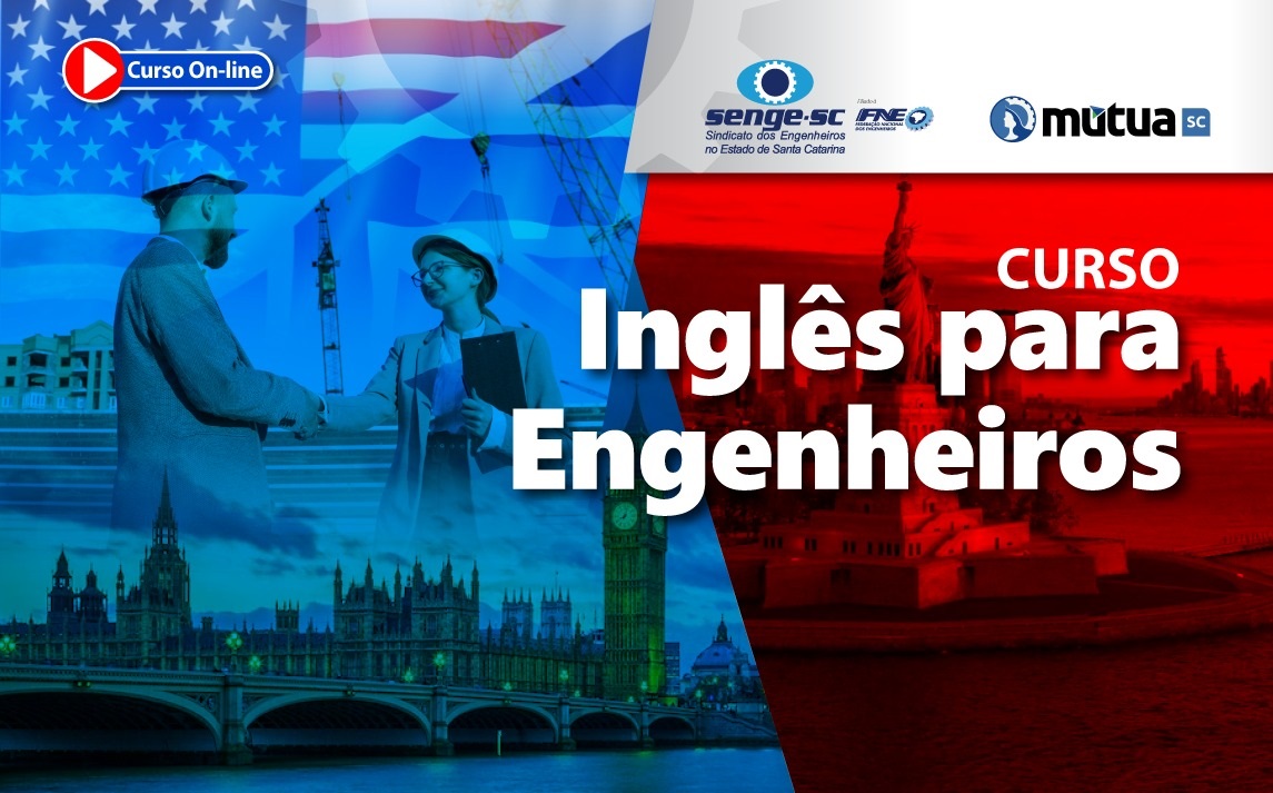 Nova turma: Senge-SC promove curso de inglês para engenheiros com valores diferenciados