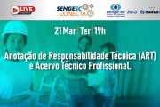 Dia 21 tem SengeSC Conecta sobre Anotação de Responsabilidade Técnica e Acervo Técnico