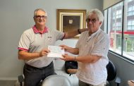 Senge-SC entrega cheque para Instituto Vilson Groh com valor total das inscrições apuradas em evento para engenheiros