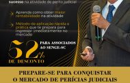 Associados ao SENGE-SC ganham 52% de desconto na Imersão Seja Perito Judicial!