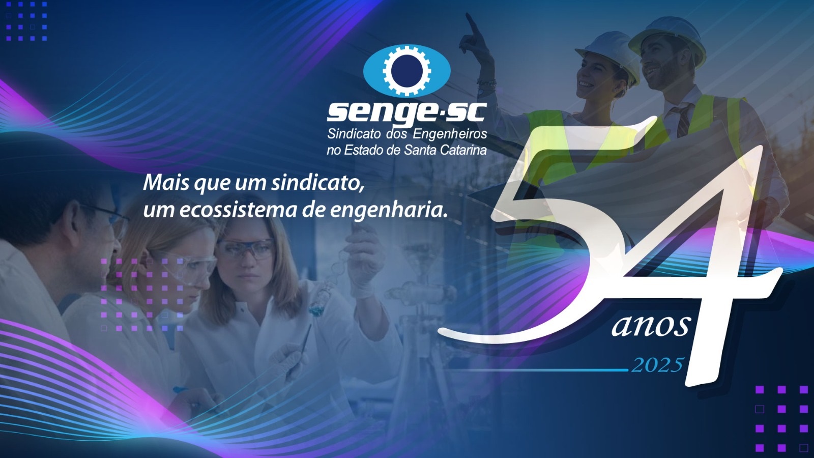 Senge-SC completa 54 anos de representatividade na valorização dos engenheiros