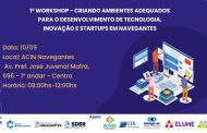 Navegantes sedia 1º workshop de ecossistema de inovação