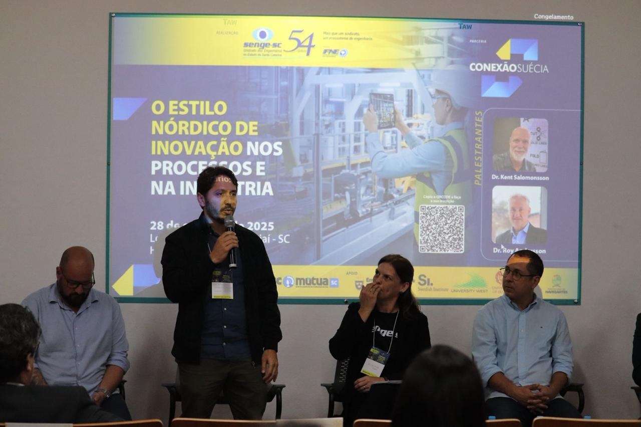 Semana Conexão Suécia 2025 tem abertura em Itajaí e destaca o estilo nórdico em inovação nos processos e indústria