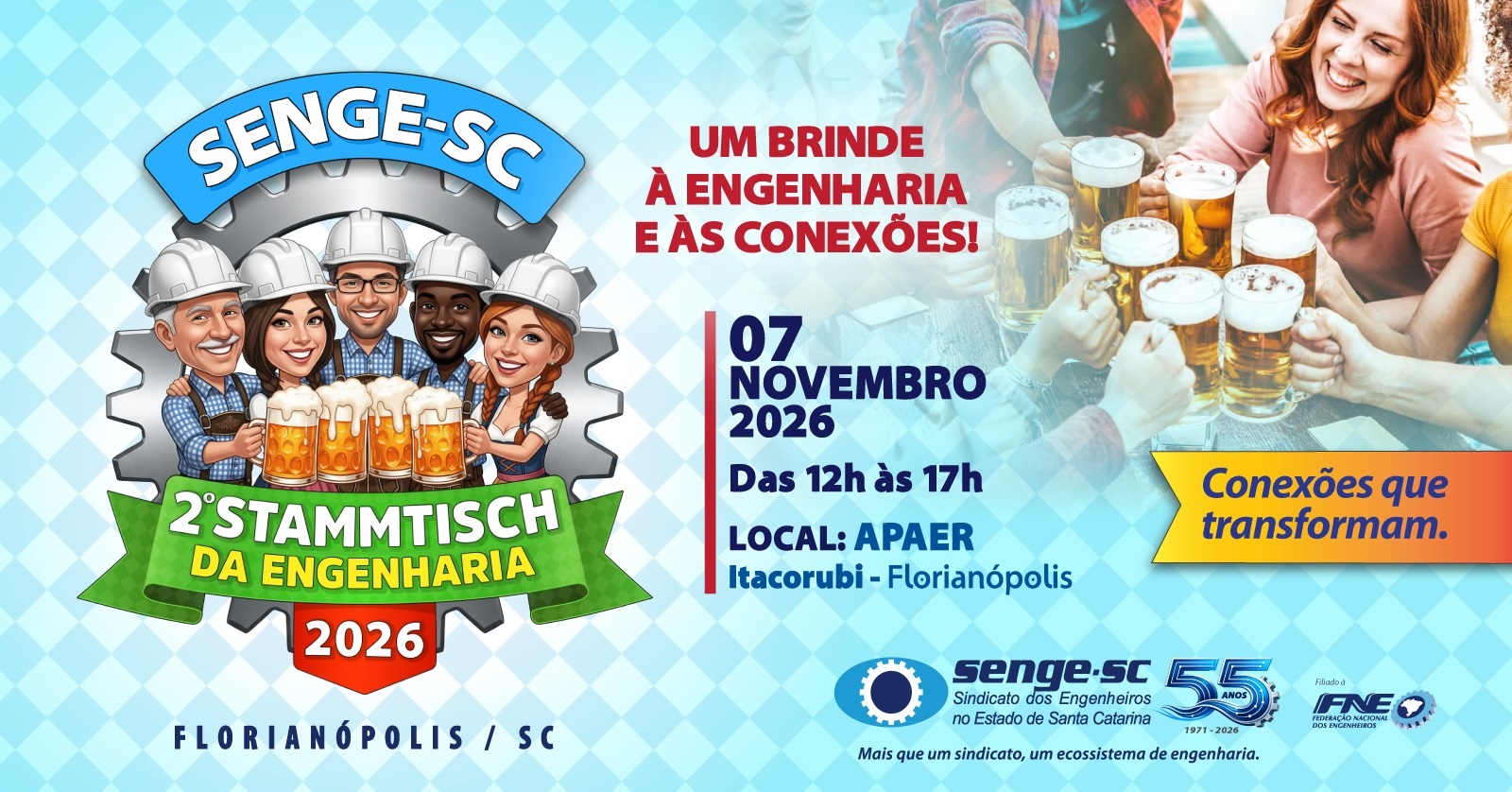 2º Stammtisch da engenharia 2026 - Conexões que transformam