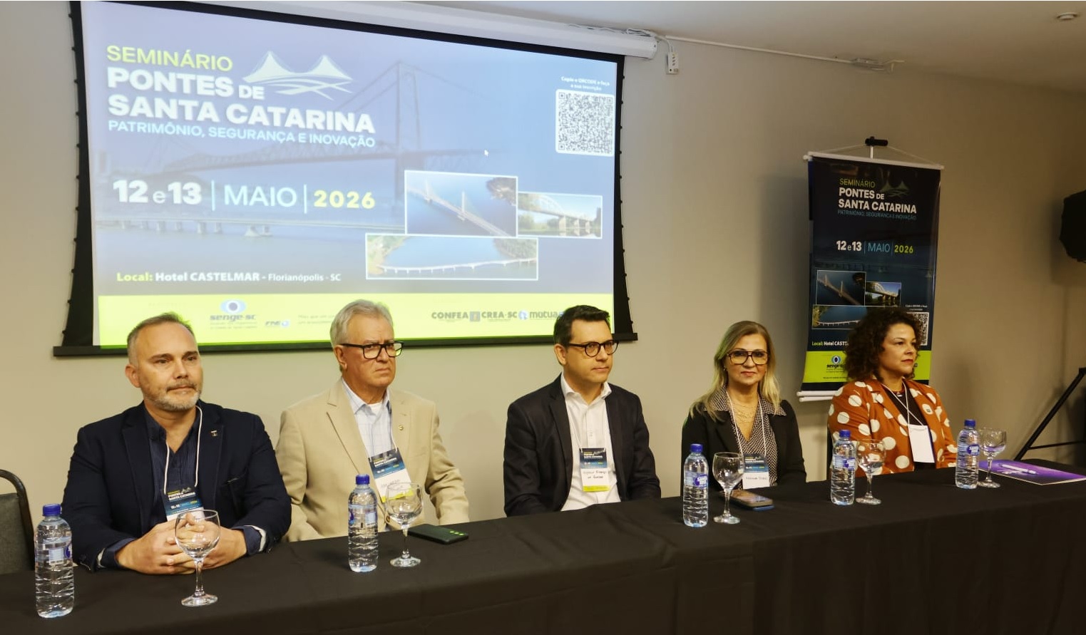 Engenharia debate futuro das pontes catarinenses em seminário promovido pelo Senge-SC