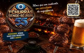 1º Churras Senge-SC comemora os 55 anos da entidade