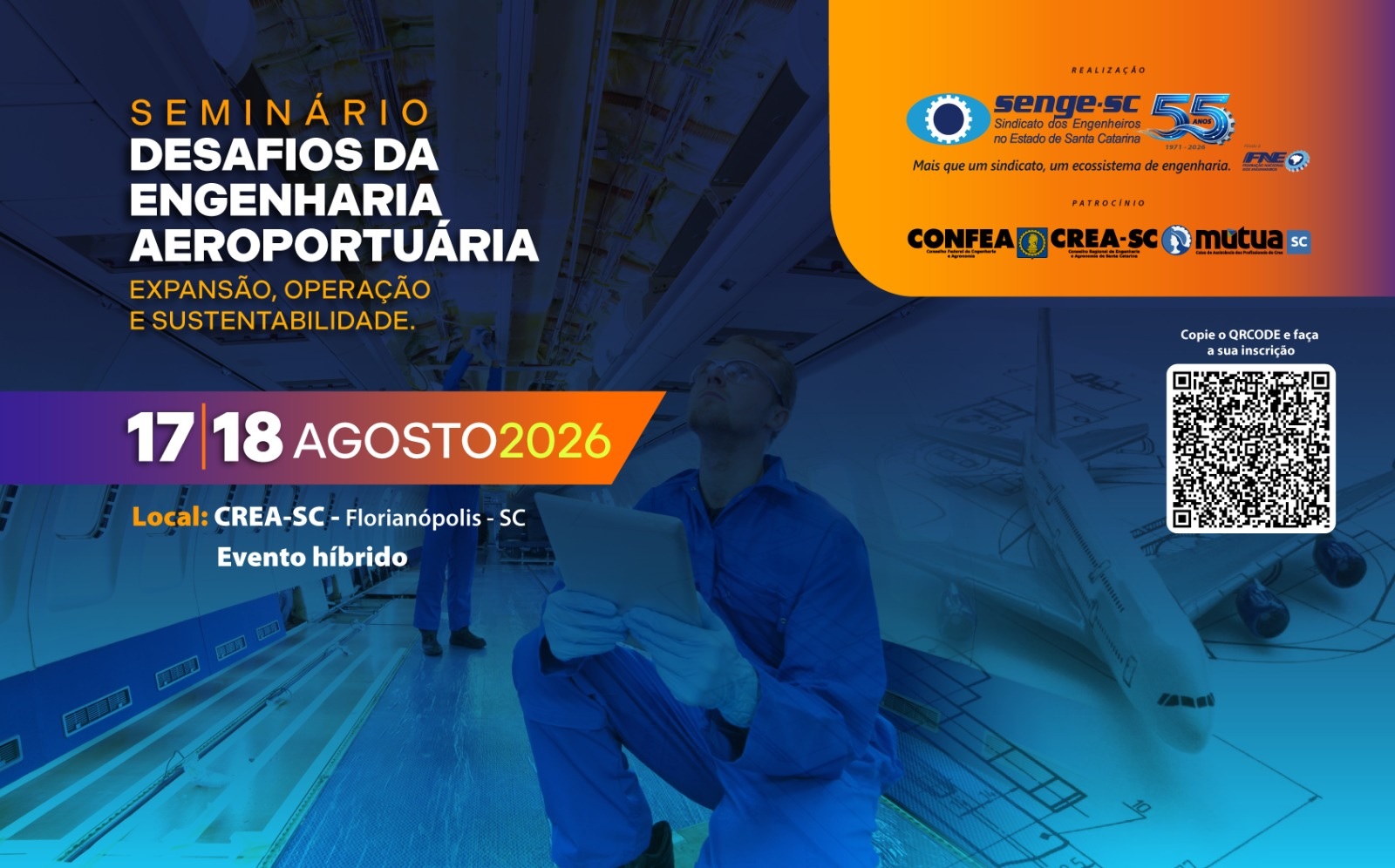 Seminário debate desafios e inovações da engenharia aeroportuária